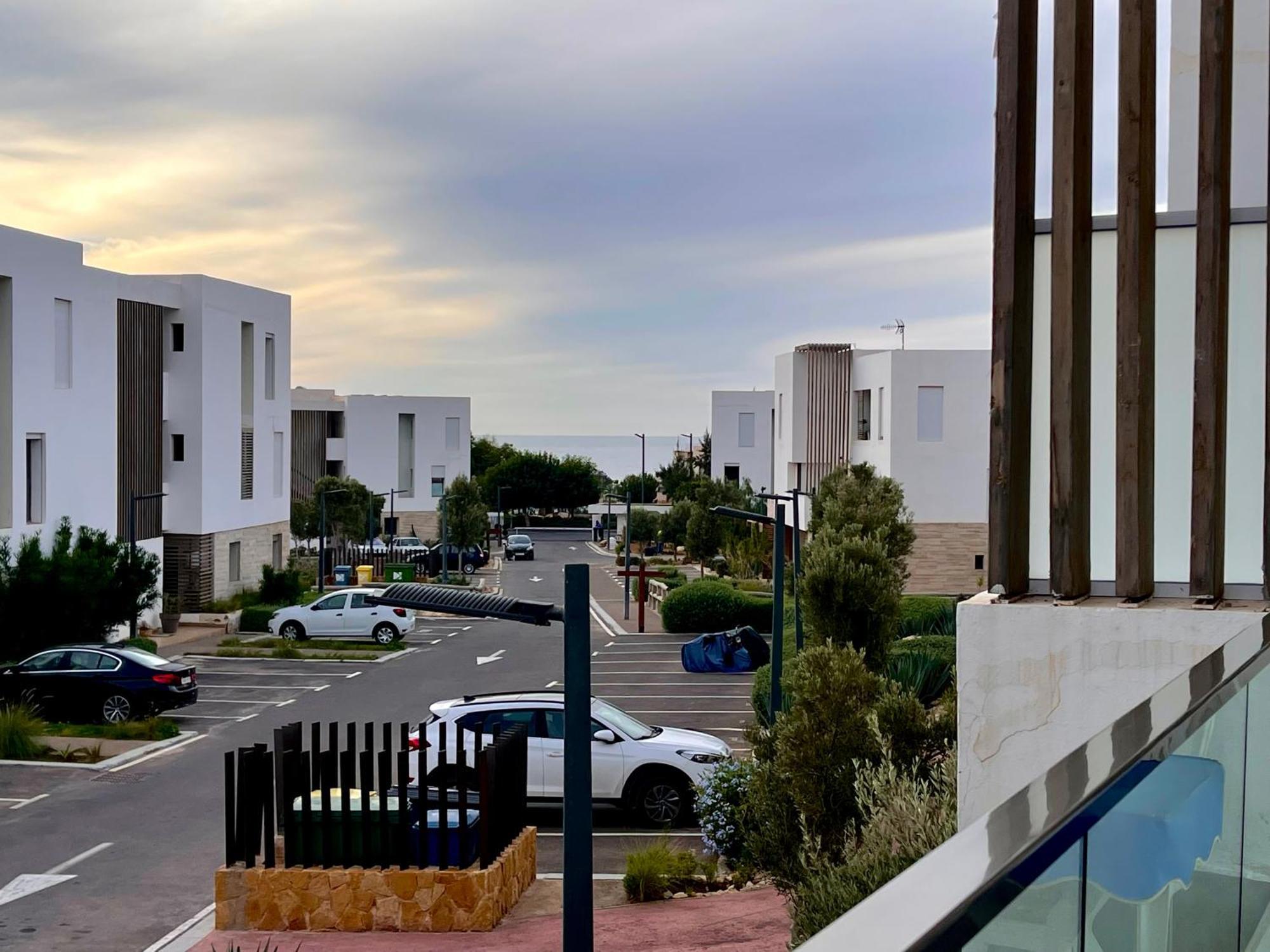 Luxurious Golf & Sea View Beach Apartment With Pool Access - Tamourrit, Taghazout Bay Exterior photo