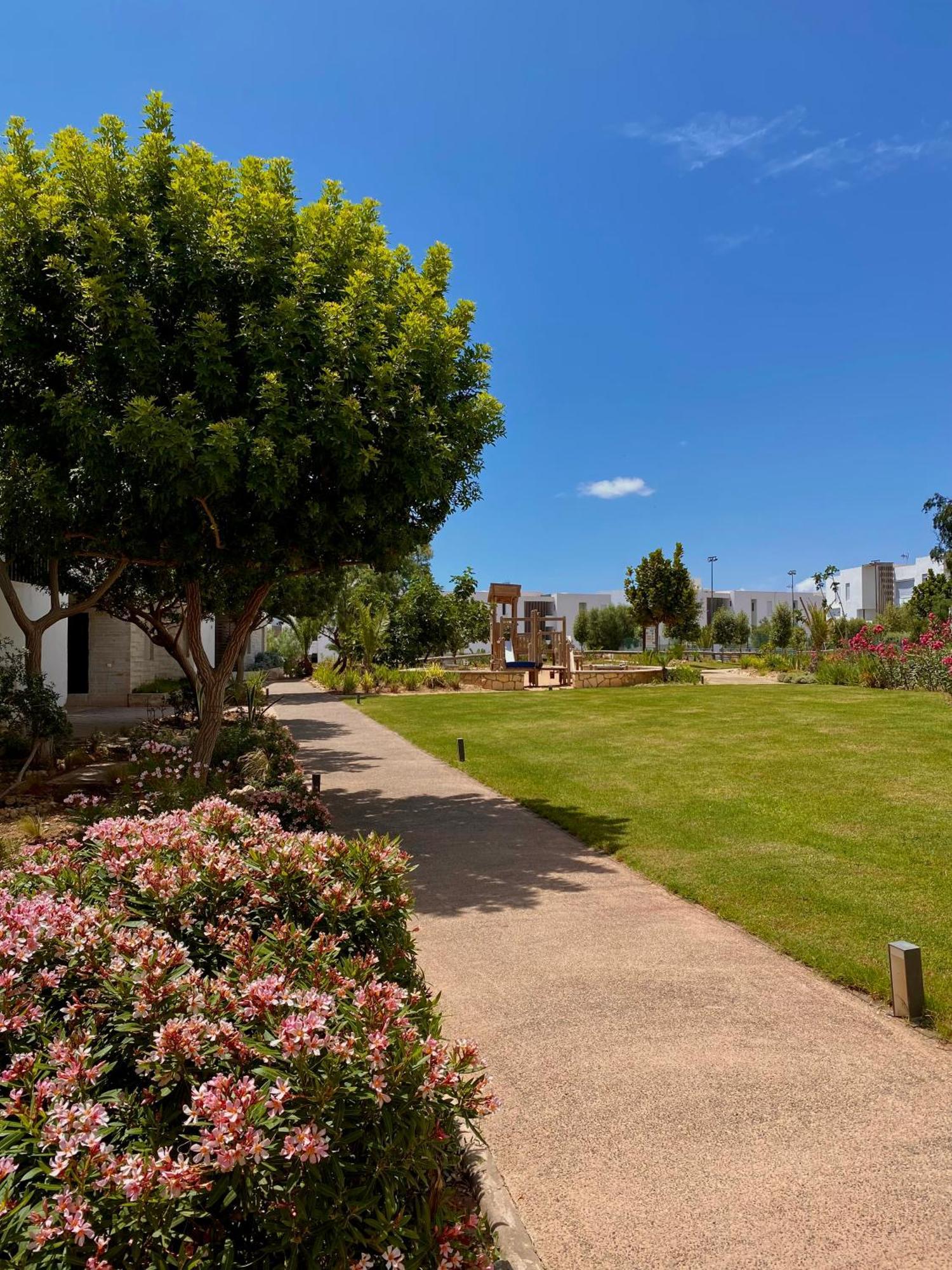 Luxurious Golf & Sea View Beach Apartment With Pool Access - Tamourrit, Taghazout Bay Exterior photo